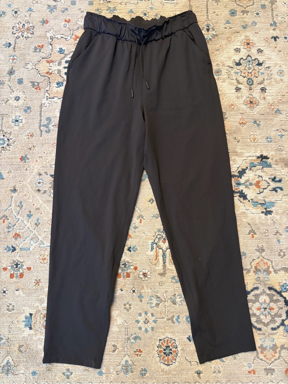 Lululemon 6 keep moving 7/8 pant high rise trouser black